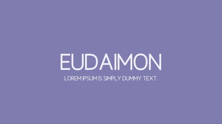 Eudaimon Font