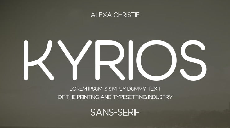 Kyrios Font