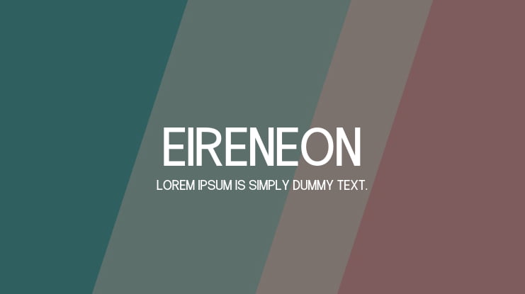 Eireneon Font