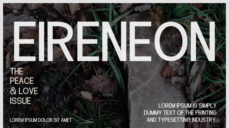 Eireneon Font