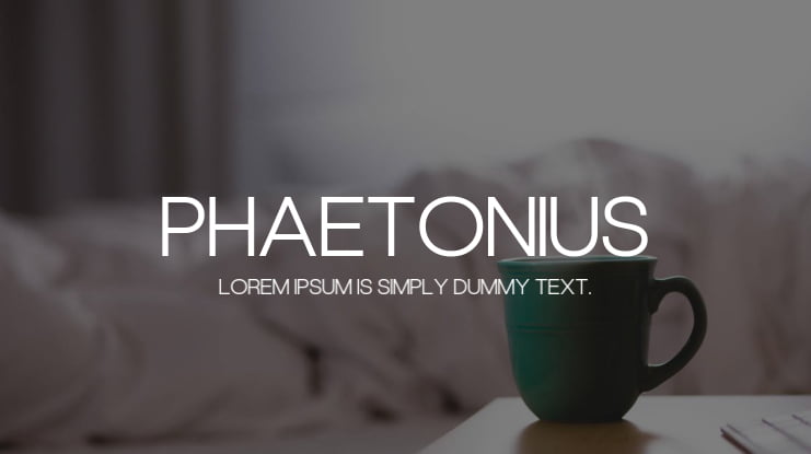 Phaetonius Font