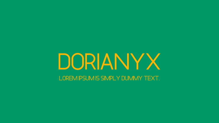 Dorianyx Font