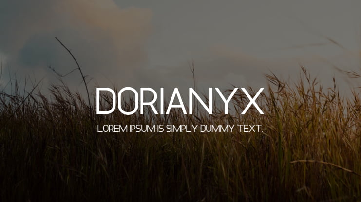 Dorianyx Font