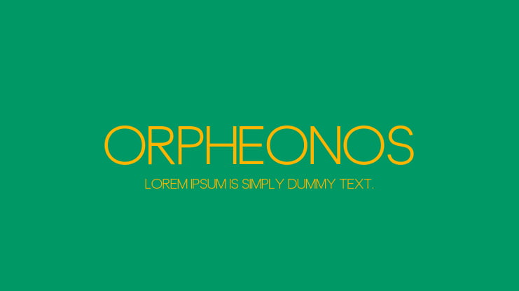 Orpheonos Font