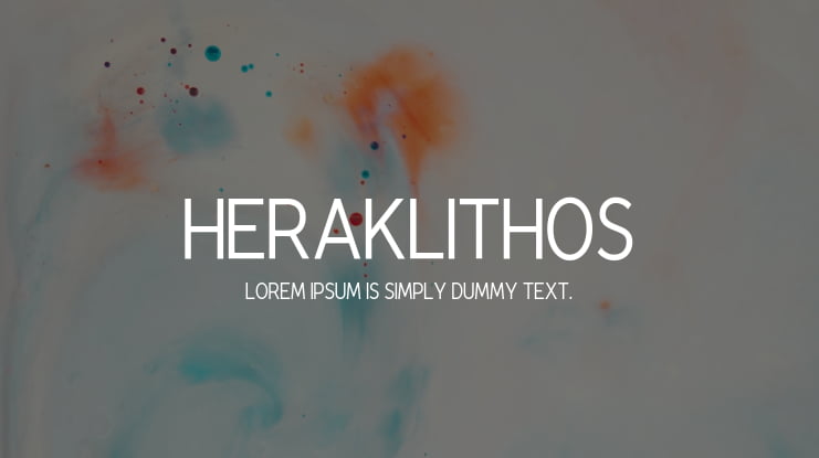 Heraklithos Font