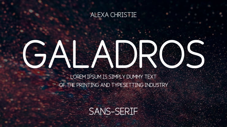 Galadros Font