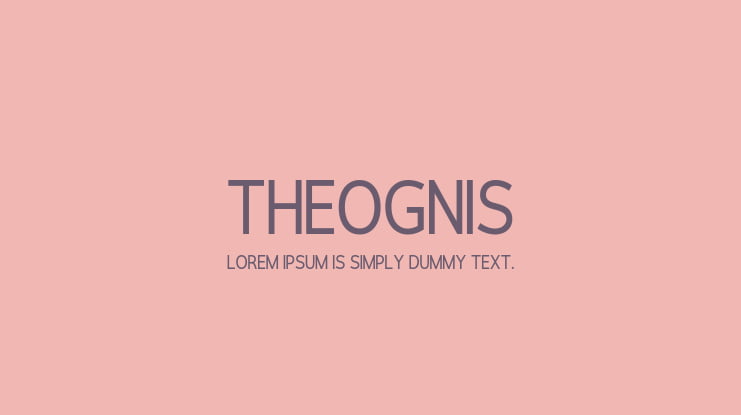 Theognis Font