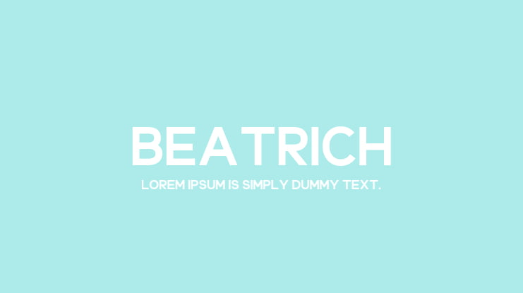 Beatrich Font