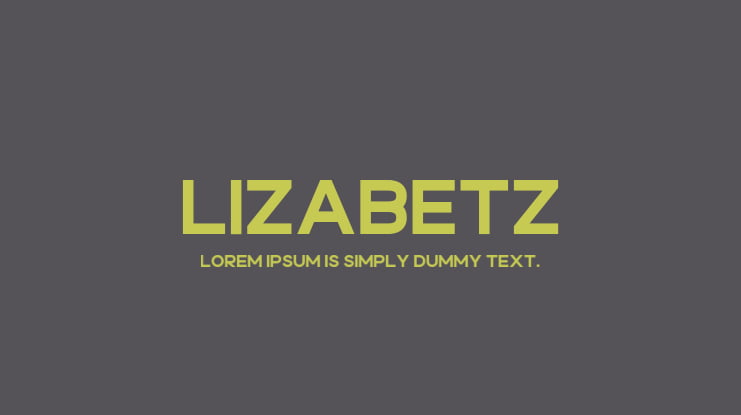 Lizabetz Font