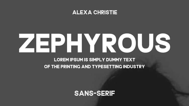 Zephyrous Font