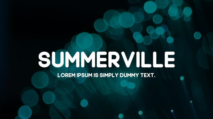 Summerville Font