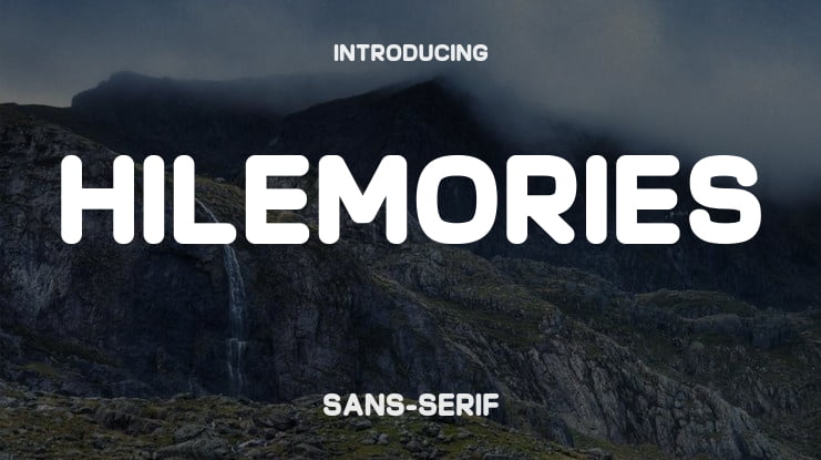 Hilemories Font