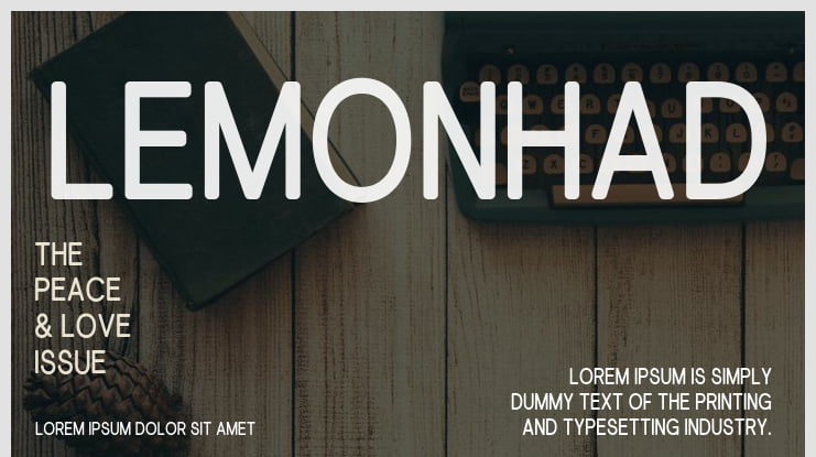 Lemonhad Font