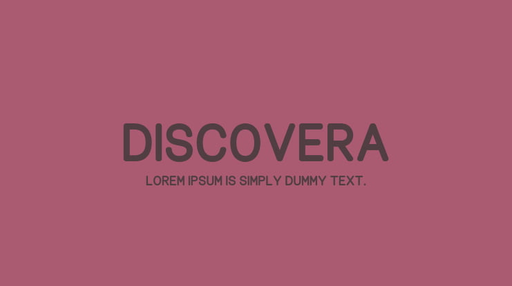 Discovera Font