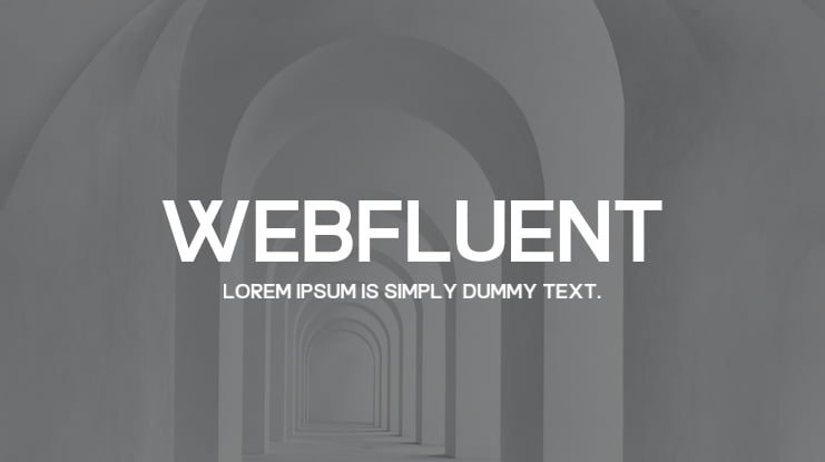 Webfluent Font