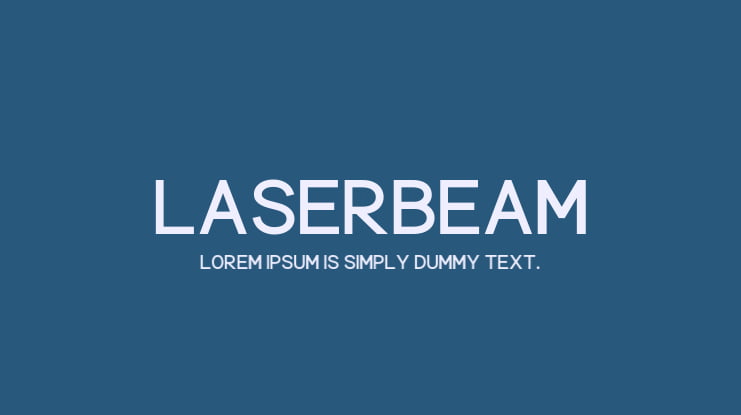 Laserbeam Font