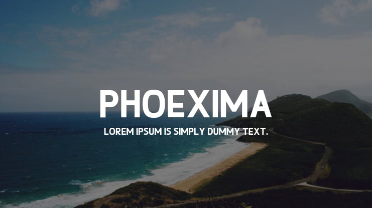 Phoexima Font