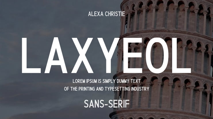 Laxyeol Font