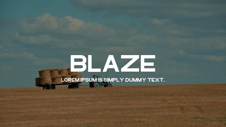 Blaze Font