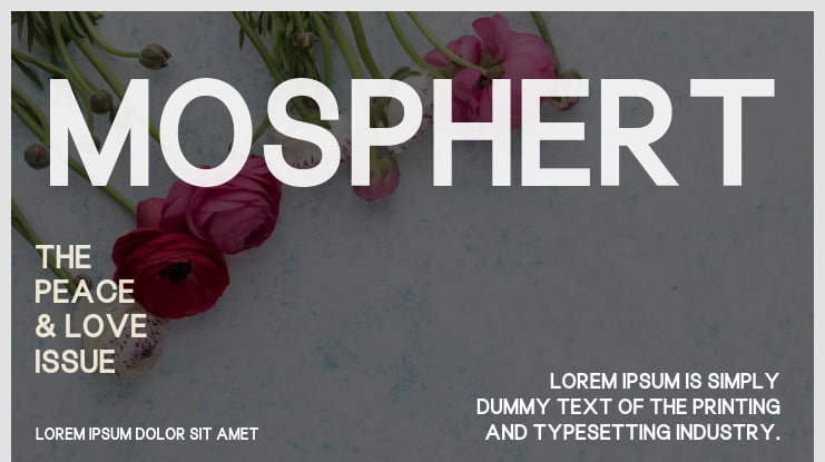 Mosphert Font