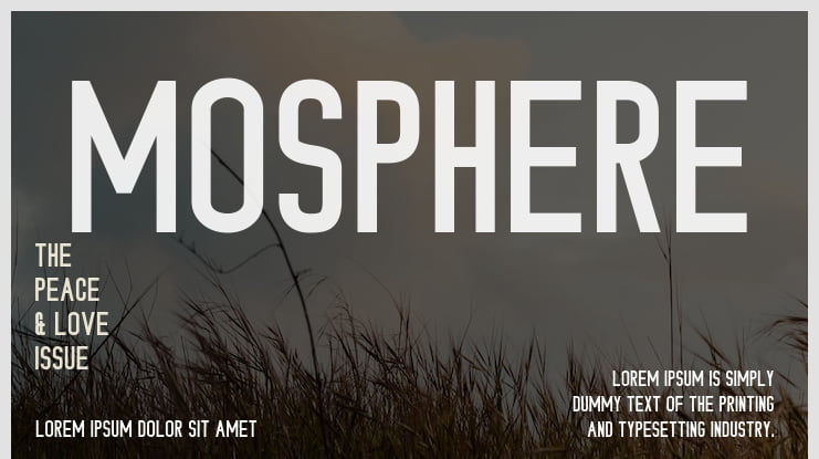 Mosphere Font