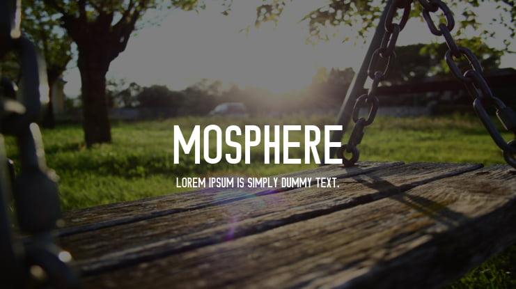 Mosphere Font