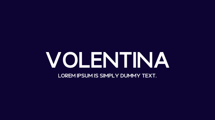 Volentina Font