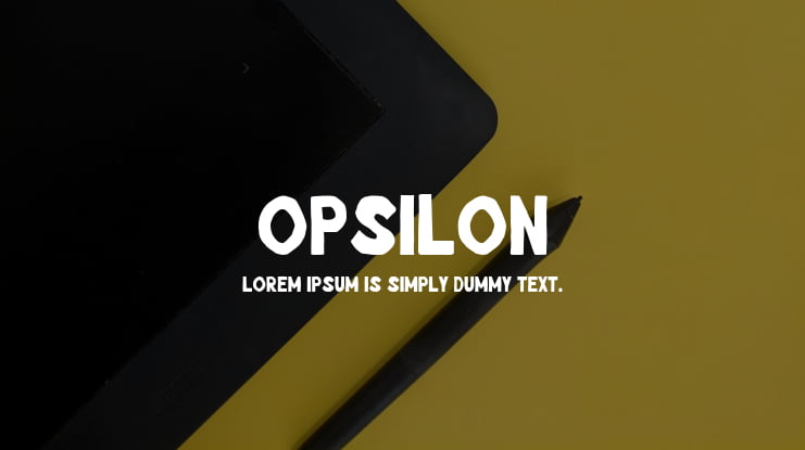 Opsilon Font Family