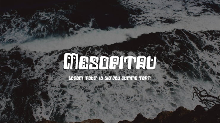 Mesopitav Font