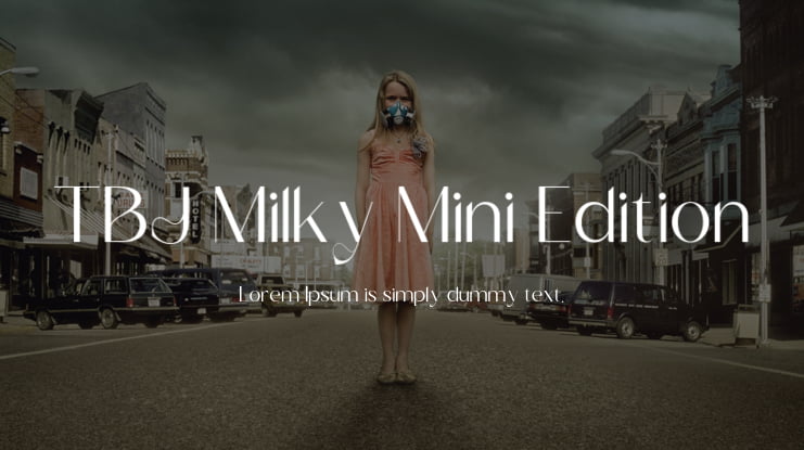 TBJ Milky Mini Edition Font Family