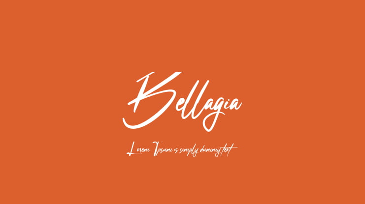 Bellagia Font