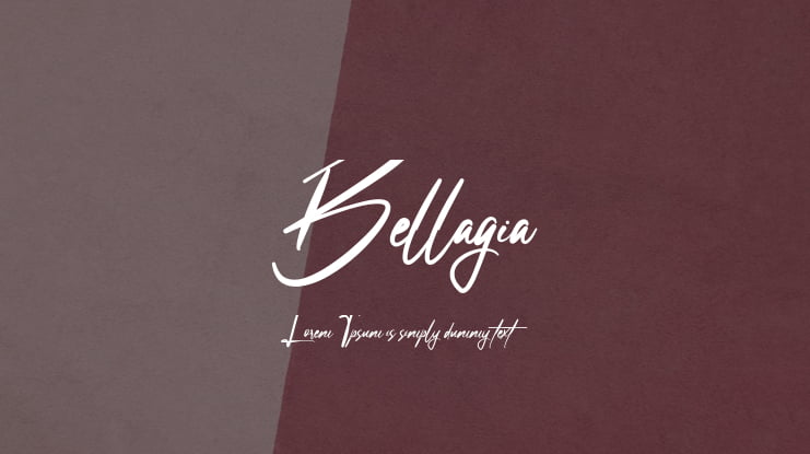 Bellagia Font