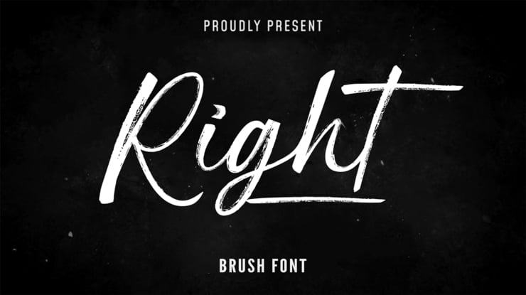 Right Font