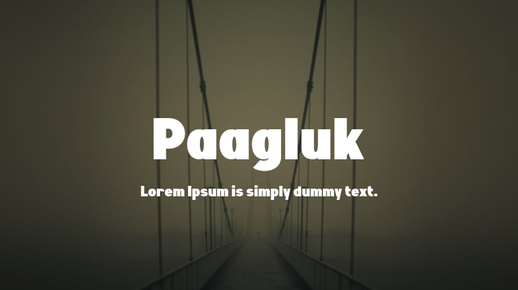 Paagluk Font