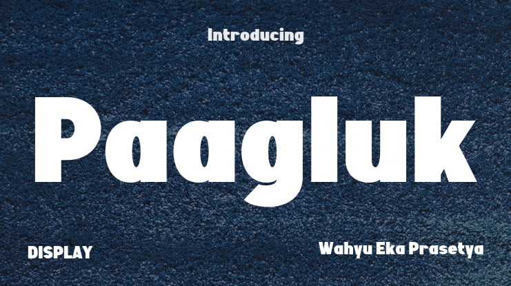 Paagluk Font