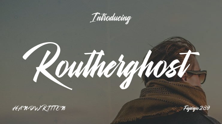 Routherghost Font