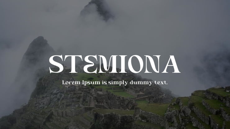 STEMIONA Font