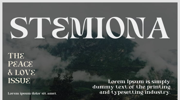 STEMIONA Font