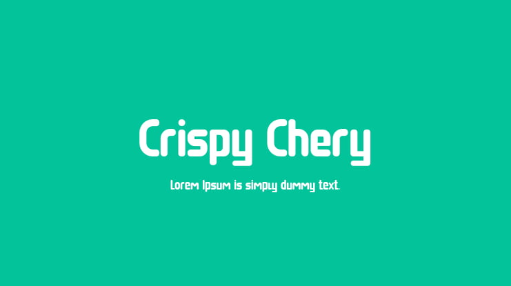 Crispy Chery Font