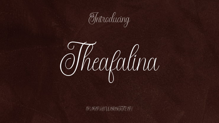 Theafalina Font