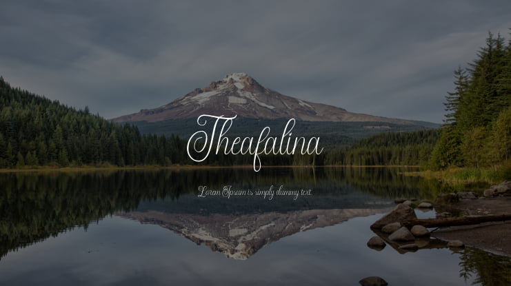 Theafalina Font