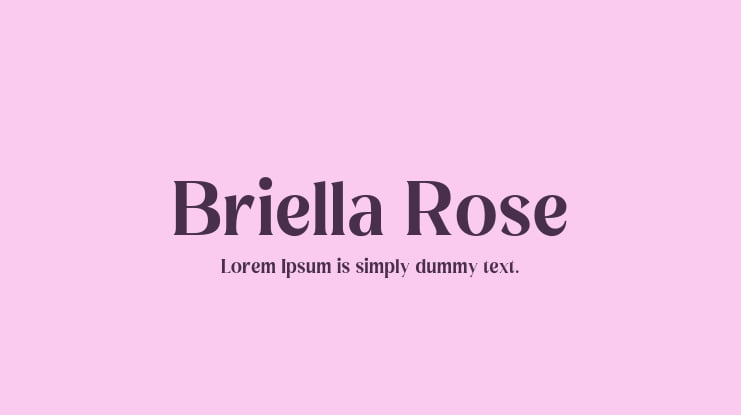 Briella Rose Font