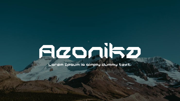 Aeonika Font