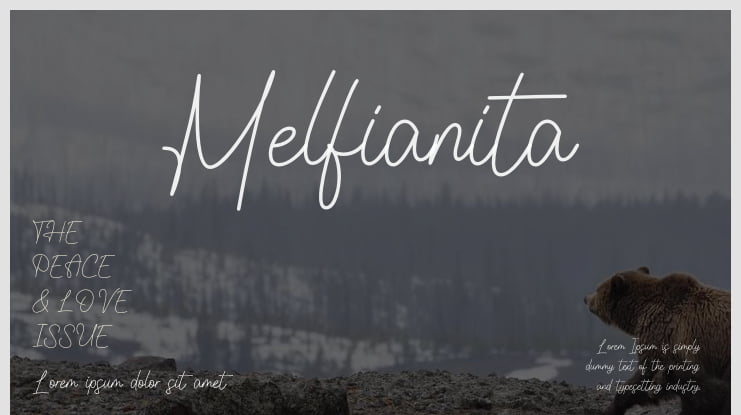 Melfianita Font