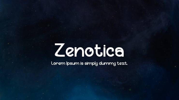 Zenotica Font