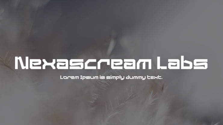 Nexascream Labs Font