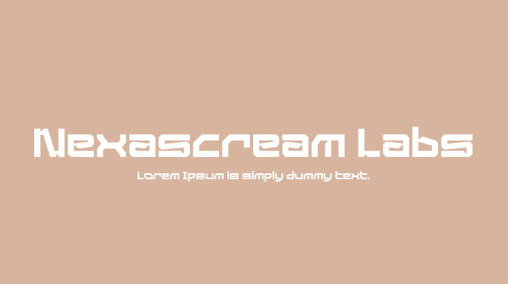 Nexascream Labs Font