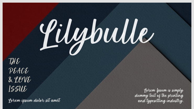 Lilybulle Font