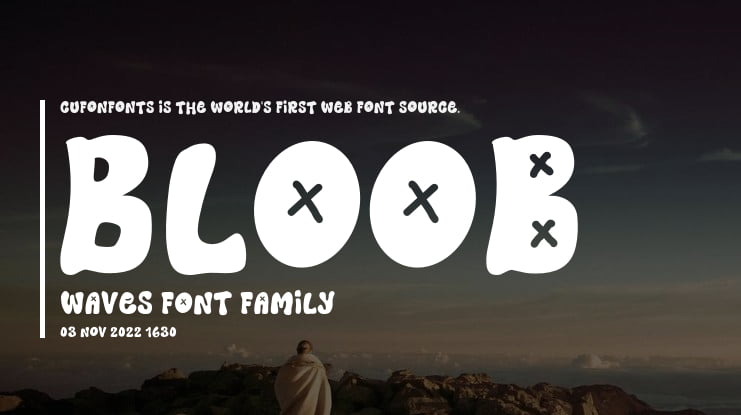 Bloob Waves Font Family