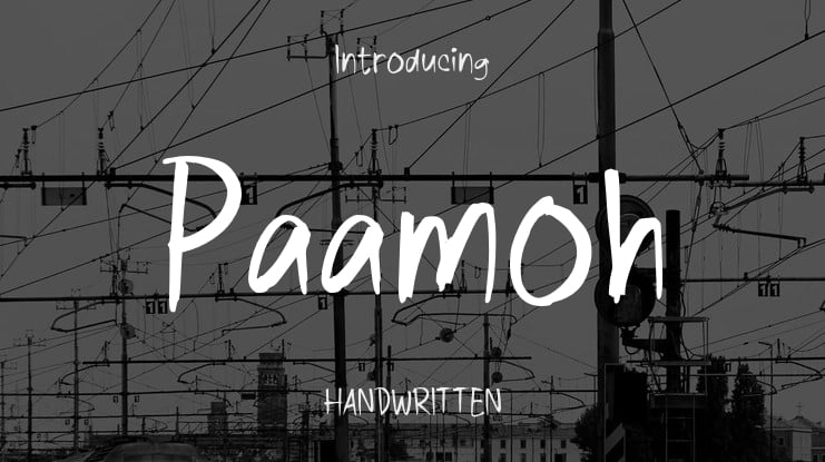 Paamoh Font